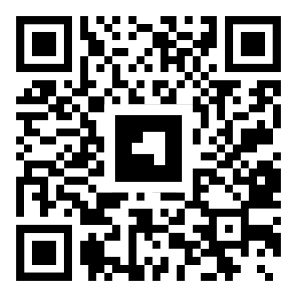 QR code tracker for augmented reality logo