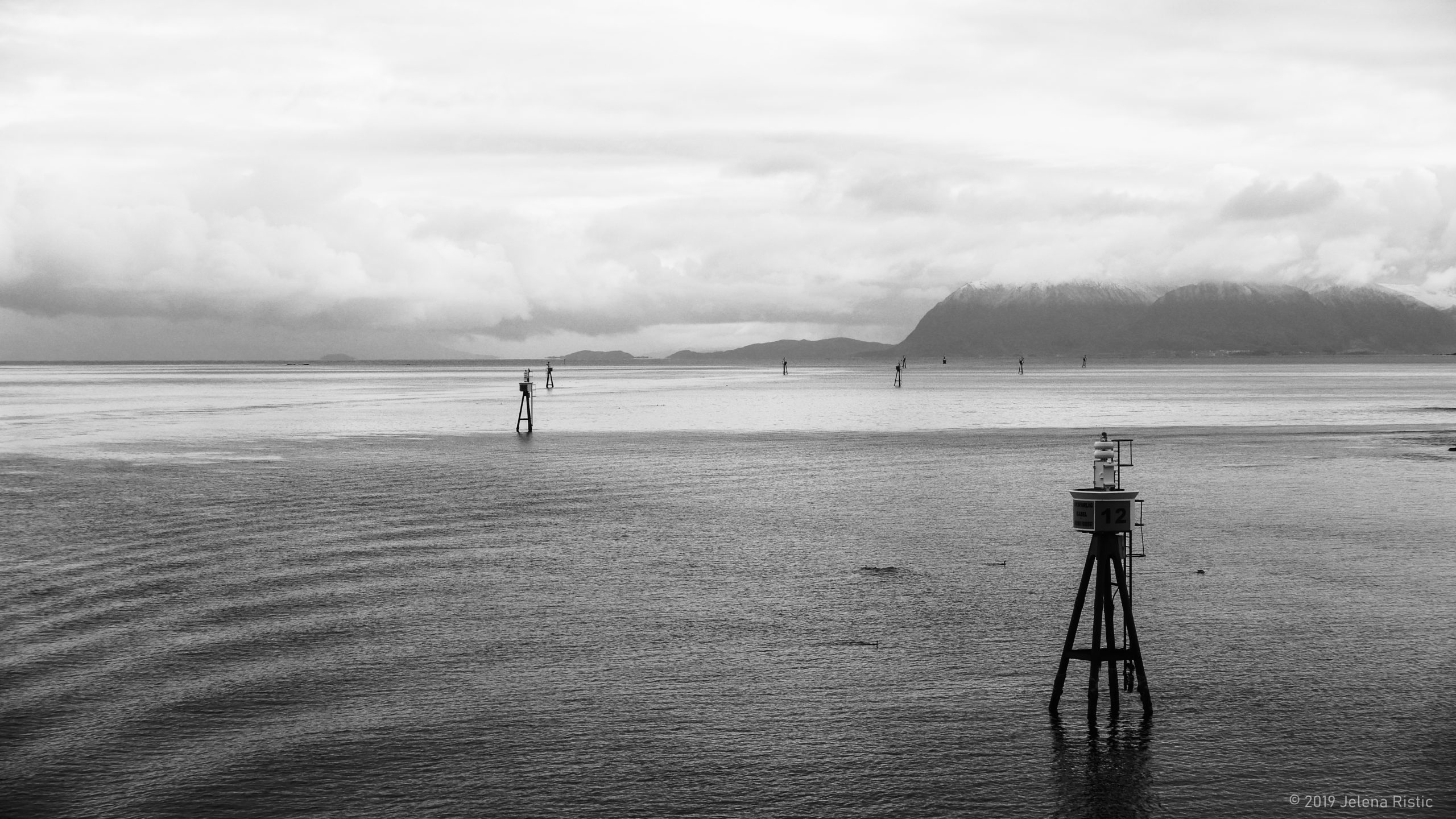 Shallow fjord, Norway, 2018